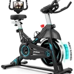 Pooboo Indoor Cycling Bike Magnetic Stationary Exercise Bikes Home Cardio Workout Bicycle Machine 350lb Flywheel Weight 40lbs