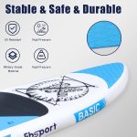Premium Stand Up Paddle Board, Yoga Board with Durable SUP Accessories & Carry Bag | Wide Stance, Surf Control, Non-Slip Deck, Leash, Paddle and Pump for Youth & Adult - Image 21