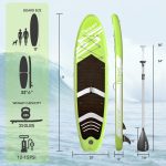 Premium Stand Up Paddle Board, Yoga Board with Durable SUP Accessories & Carry Bag | Wide Stance, Surf Control, Non-Slip Deck, Leash, Paddle and Pump for Youth & Adult - Image 78