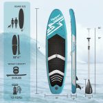Premium Stand Up Paddle Board, Yoga Board with Durable SUP Accessories & Carry Bag | Wide Stance, Surf Control, Non-Slip Deck, Leash, Paddle and Pump for Youth & Adult - Image 30