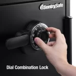 SentrySafe SFW123CS Fire-Resistant Safe and Waterproof Safe with Dial Combination Lock, 1.23 Cu. ft. - Image 5